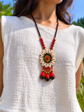 SUNDARI - Beads and Sheels Necklace