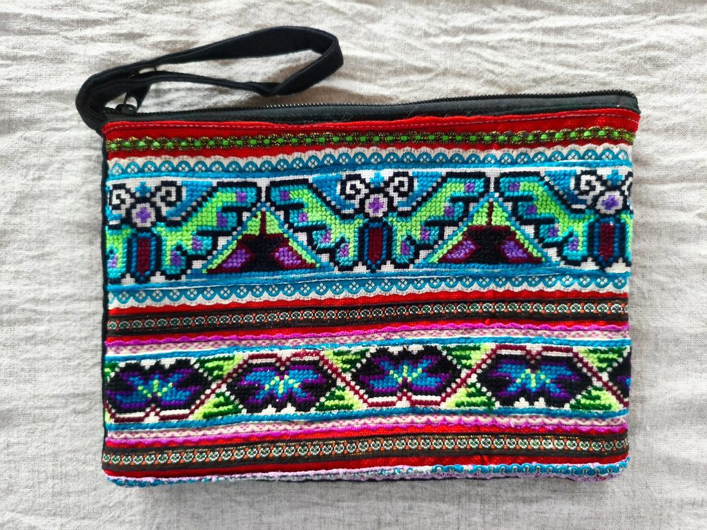 KUMARI - Colorful Embroidered Ethnic Clutch Bag – Size M