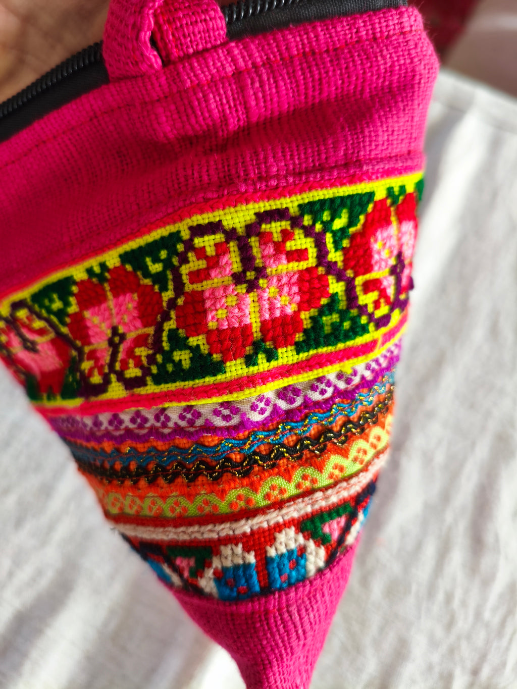 AMBIKA - Colorful Embroidered Ethnic Clutch Bag - Size M