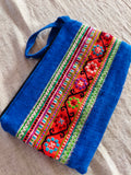 AMBIKA - Colorful Embroidered Ethnic Clutch Bag - Size M
