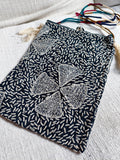 PETALS - Elegant Embroided Bag - Unique Handcraft - Hmong Thaïland