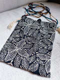 FLOWERS - Elegant Embroided Bag - Unique Handcraft - Hmong Thailand