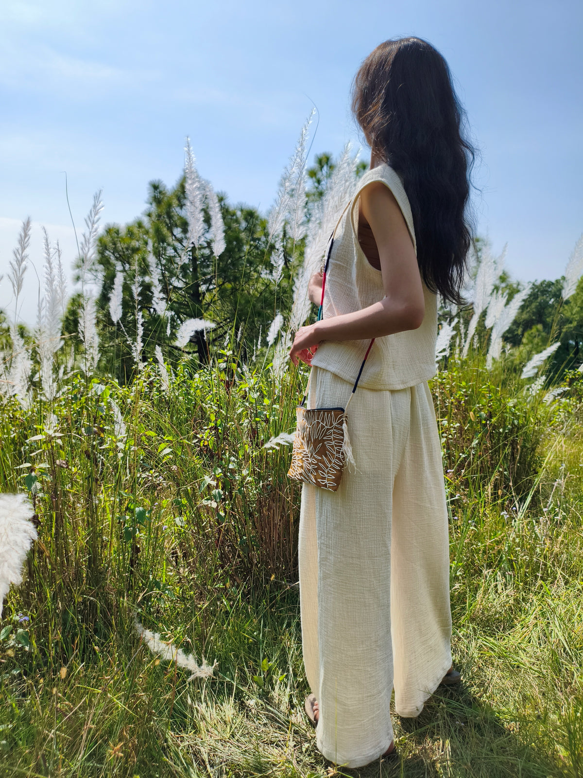 BOTANIC - Finest Embroidered Bag - Hmong Thailand