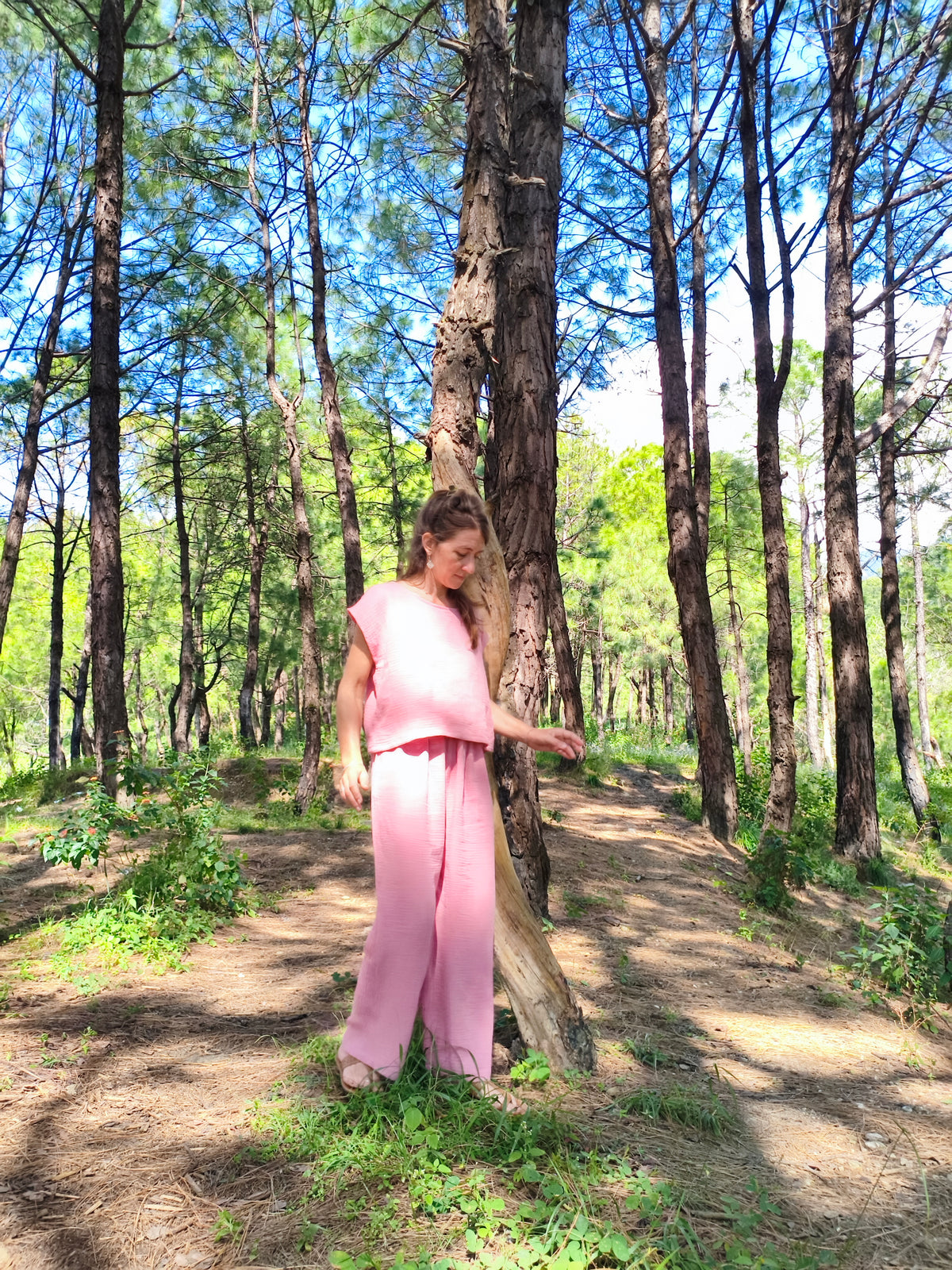 MAUNA - Blouse - Double Gauze - Dusty Pink