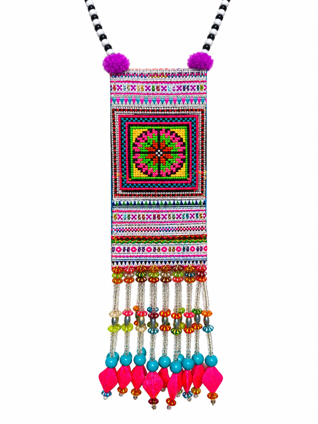 KIRA - Colorful Embroided Necklace