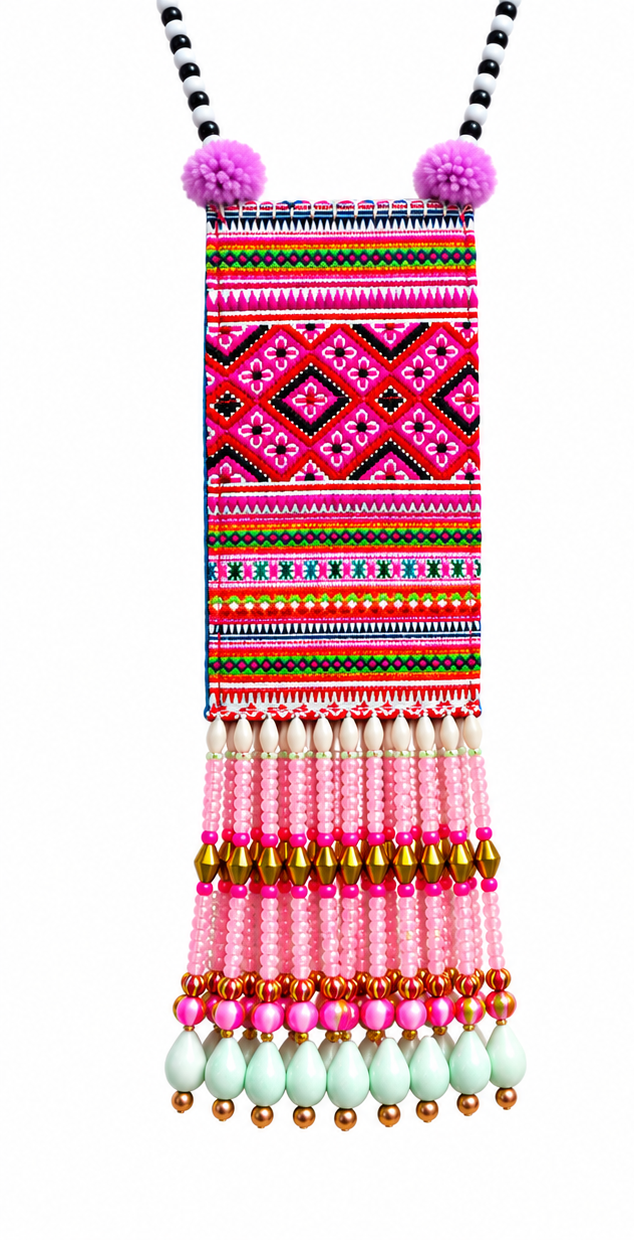 KIRA - Colorful Embroided Necklace