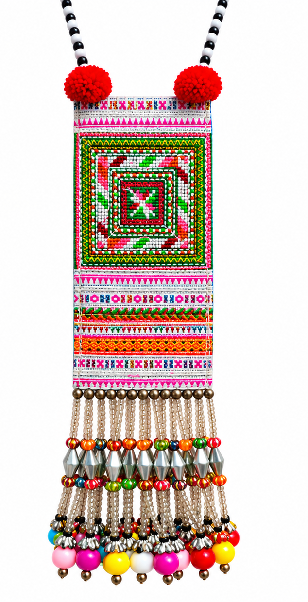 KIRA - Colorful Embroided Necklace